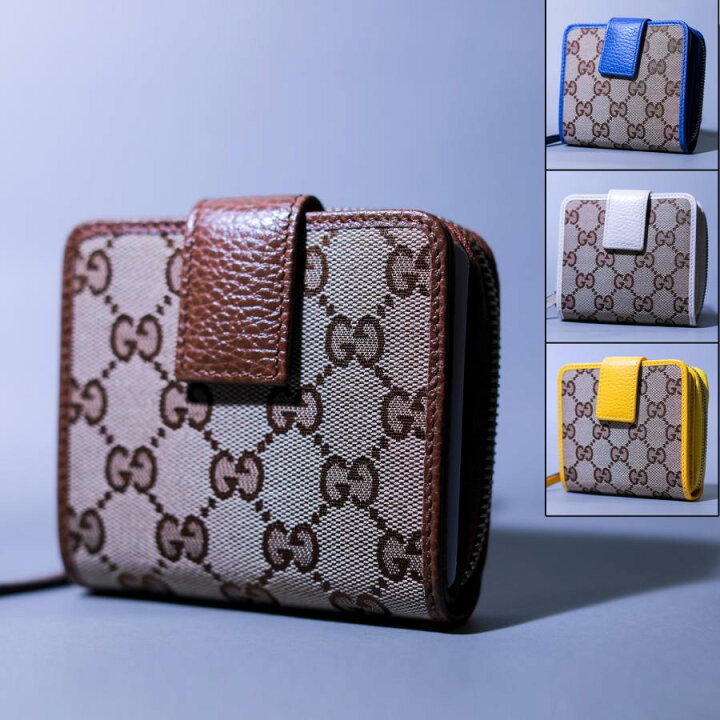 楽天市場】グッチ 財布 GUCCI ショップ袋付き 折財布 アウトレット 