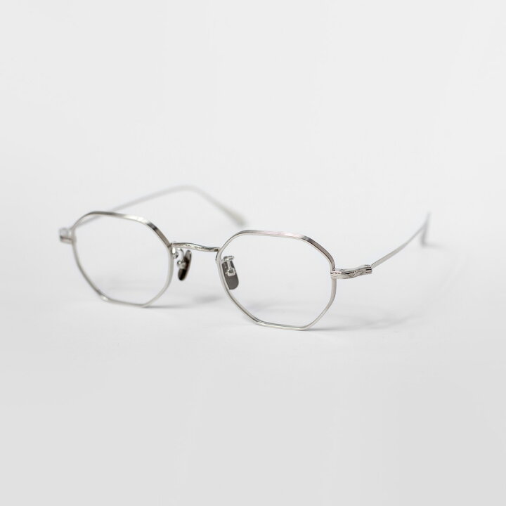 楽天市場】越前國甚六作 オクタゴンフレーム 多角形 チタン製 EZ-043  