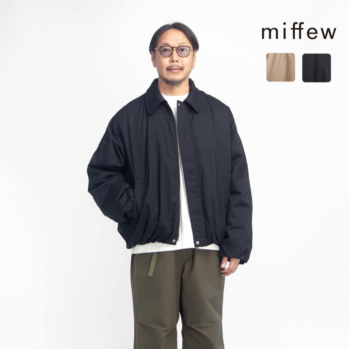 楽天市場】miffew ミフュー ワイドスクエア ジップアップ ダウン 
