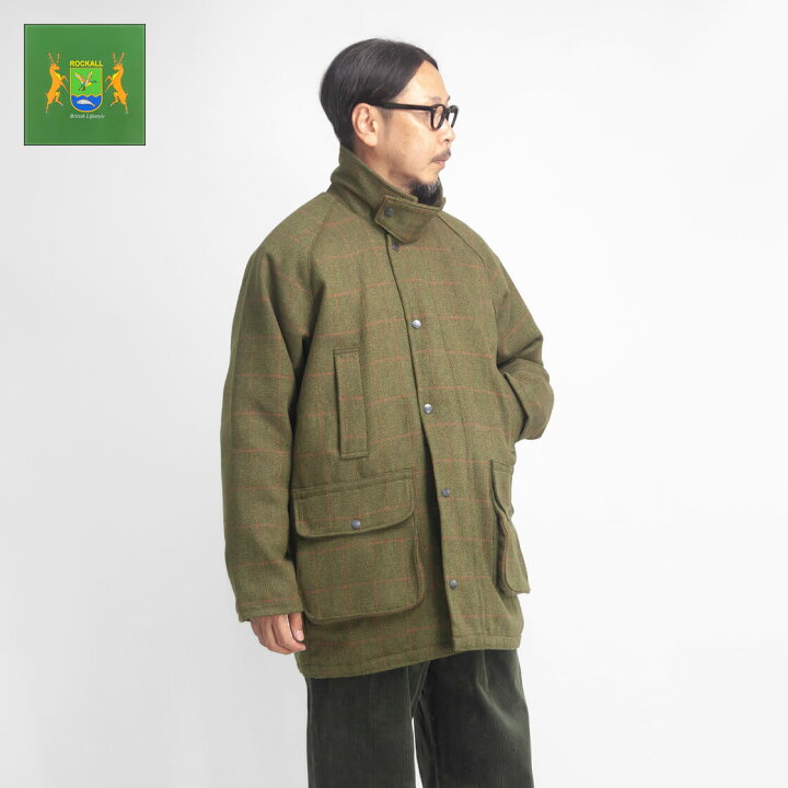 楽天市場】ROCKALL ロックオール SHOOTING ウールツイード 中綿