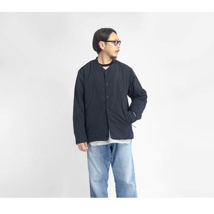 楽天市場】NANGA ナンガ ノーカラーソフトダウンカーディガン メンズ 
