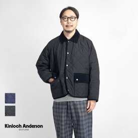 Kinloch Anderson キンロックアンダーソン ダイヤキルティング ショートジャケット メンズ