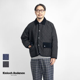 【バーゲン価格】Kinloch Anderson キンロックアンダーソン ダイヤキルティング ショートジャケット メンズ