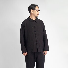 le sans pareil ルサンパレイユ リネン100％ フレンチチャイナジャケット セットアップ対応 日本製 メンズ