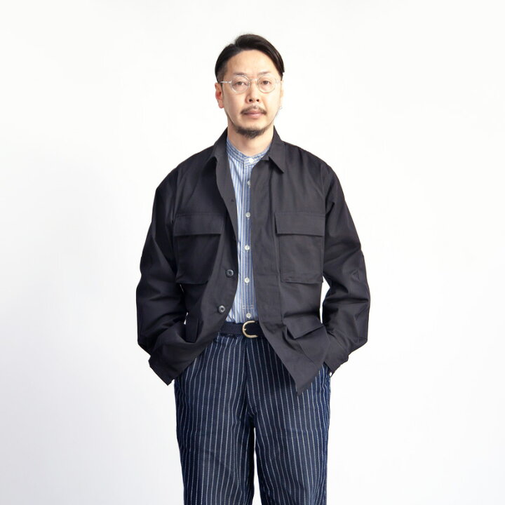 楽天市場】米軍 BLACK357 BDUジャケット リップストップ ブラック 黒  