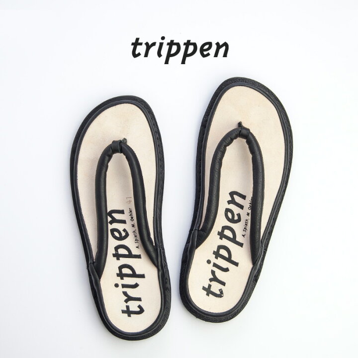 楽天市場】【セール価格】trippen トリッペン ZORI トング レザー 