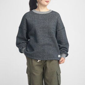 Kepani ケパニ 裏起毛 クルーネック スウェット トレーナー 裾ドローコード Kailua 日本製 レディース