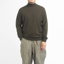 MOONCASTLE ムーンキャッスル WO1 エクストラファインメリノウール モックネックニット ハイネック 日本製 メンズ