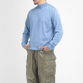 MOONCASTLE ムーンキャッスル WO1 エクストラファインメリノウール モックネックニット ハイネック 日本製 メンズ