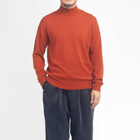 MOONCASTLE ムーンキャッスル WO1 エクストラファインメリノウール モックネックニット ハイネック 日本製 メンズ