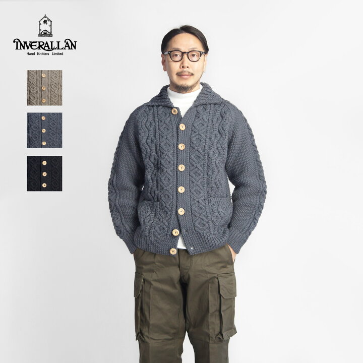 楽天市場】INVERALLAN インバーアラン 3A ARAN ハンドニット  