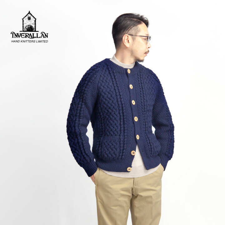 楽天市場】INVERALLAN インバーアラン 4A ARAN ハンドニットウールノー  