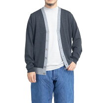 楽天市場】バイカラー ニット（カラーグレー）（メンズファッション  