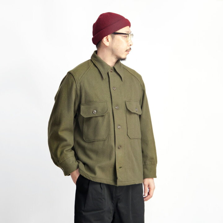 楽天市場】米軍 US.ARMY 1950年代 デッドストック ウールシャツ OG-108 
