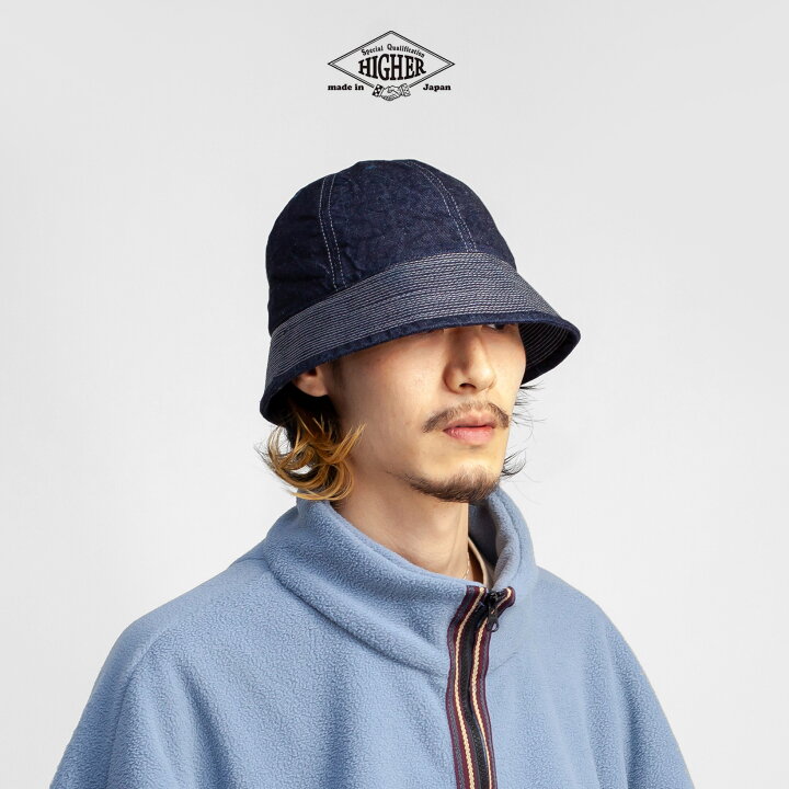 楽天市場】HIGHER ハイヤー 12ozデニム セーラーハット 帽子 日本製 