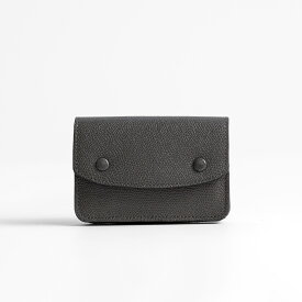 SOPO ソポ 型押しカーフレザー トラッカーウォレット ミニ財布 二つ折 コンパクト 本革 日本製 メンズ レディース