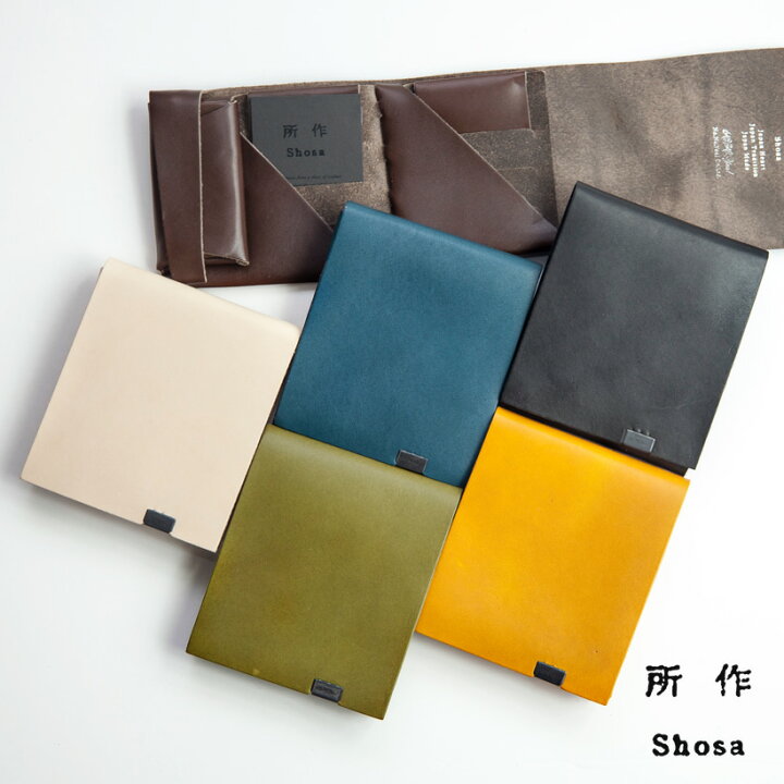 楽天市場】所作 shosa 三つ折り財布 ショートウォレット2.0 本革 