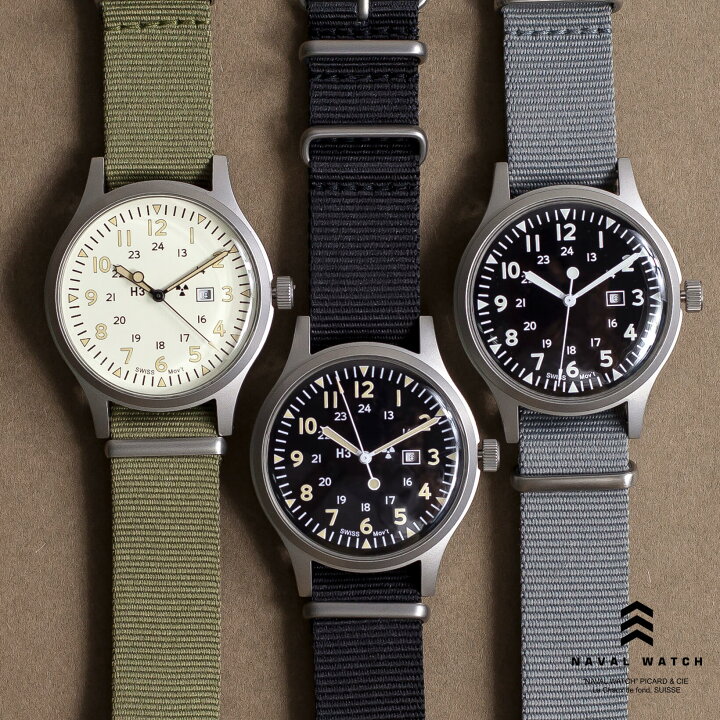楽天市場】NAVAL WATCH ナバルウォッチ Mil.-01 米軍タイプ 腕時計  