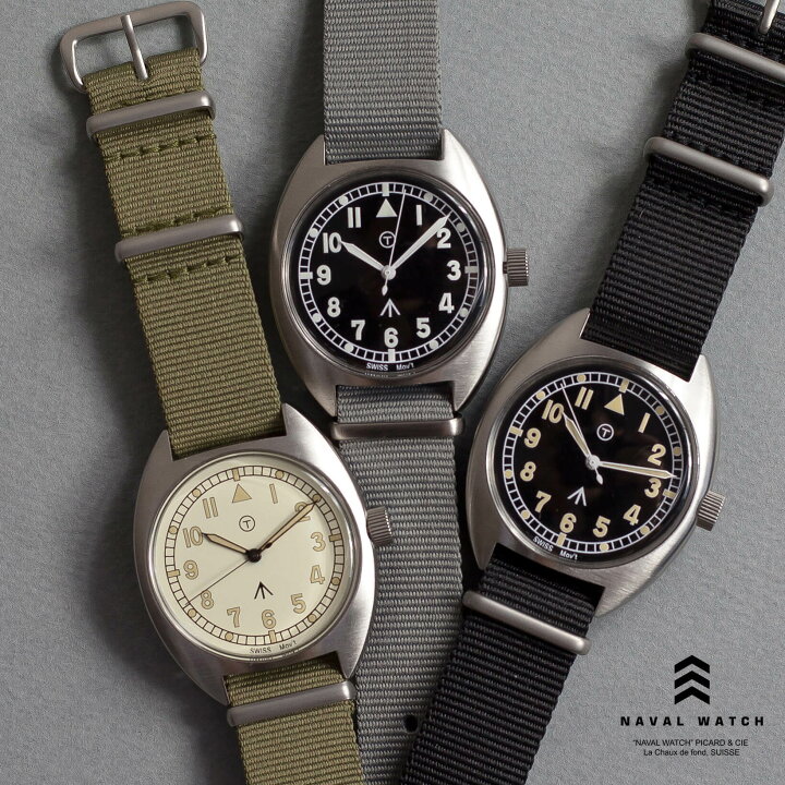 楽天市場】NAVAL WATCH ナバルウォッチ Mil.-02 ロイヤルエアフォース 