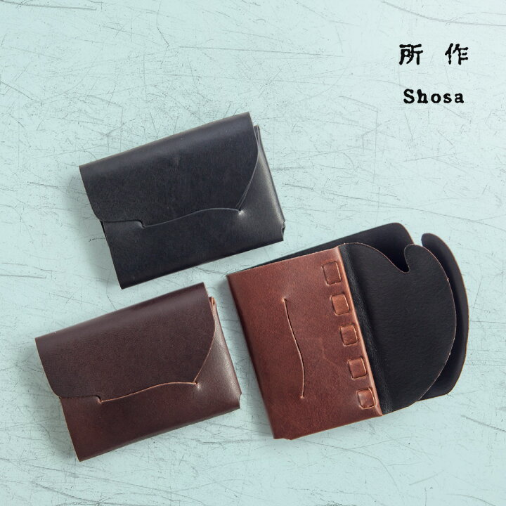 楽天市場】所作 shosa cp2.5 三つ折り財布 コンパクトウォレット 本革  