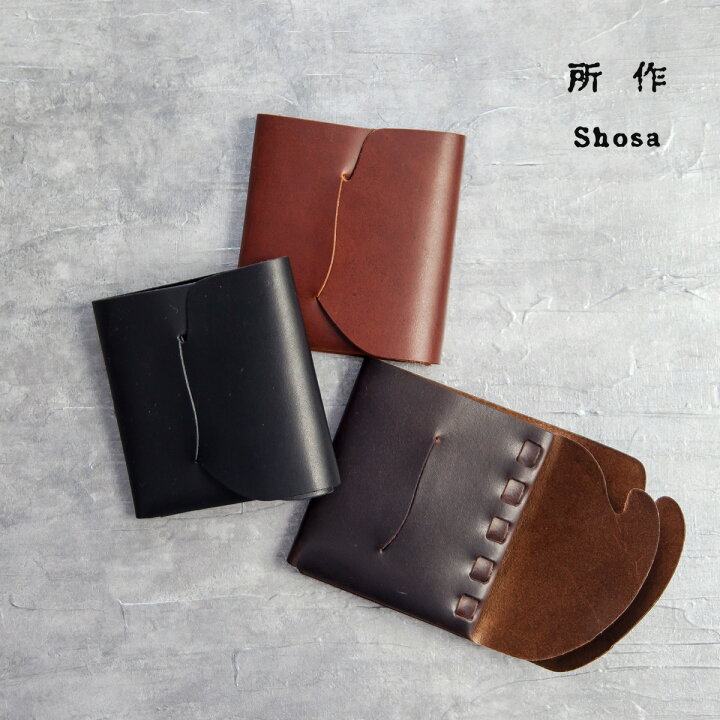 楽天市場】所作 shosa cp3.5 三つ折り財布 コンパクトウォレット 本革 