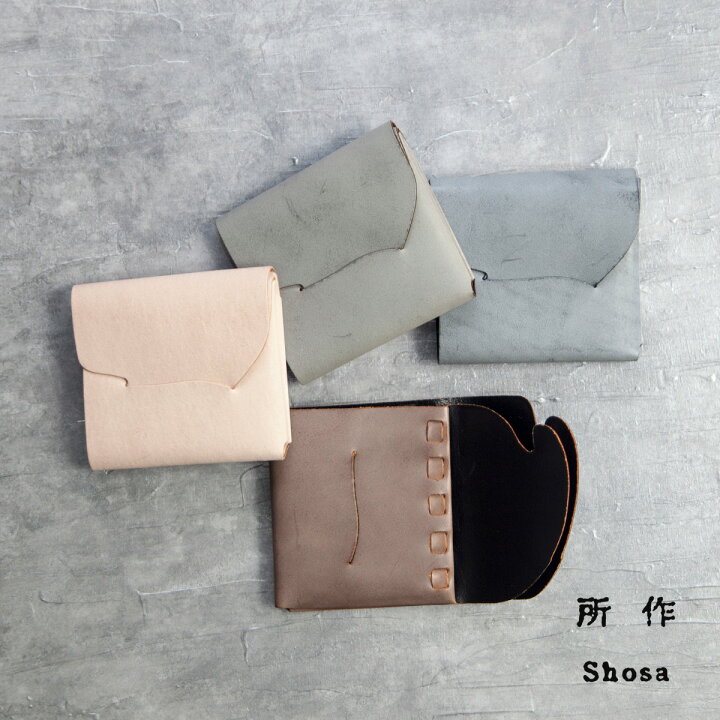楽天市場】所作 shosa cp3.5 ブライドルレザー 三つ折り財布 