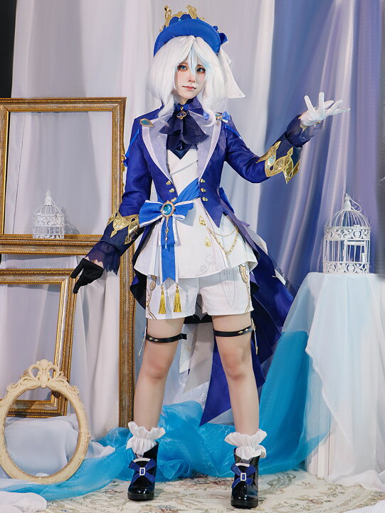 楽天市場】【楽天1位入賞】原神 水神 フリーナ ウィッグあり 制服 全身  