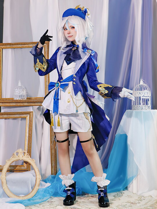 楽天市場】【楽天1位入賞】原神 水神 フリーナ ウィッグあり 制服 全身  