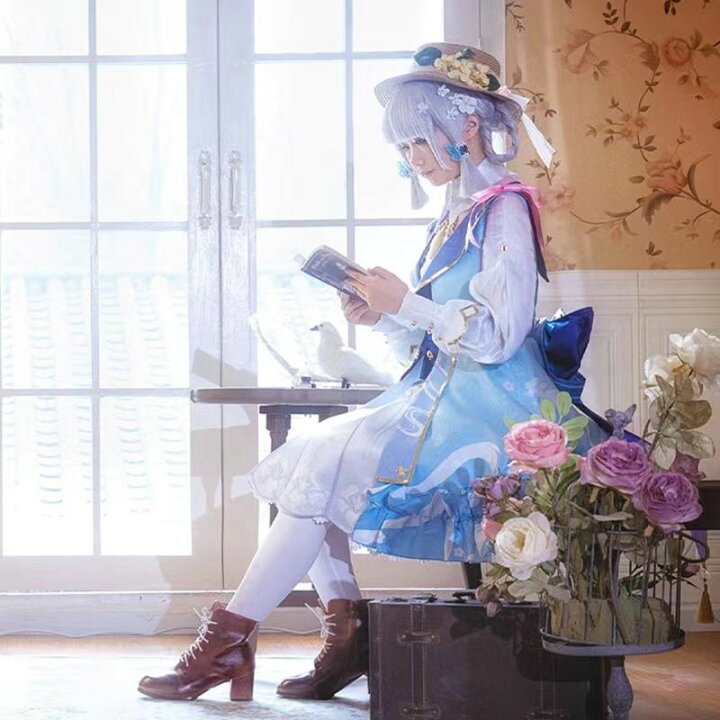 楽天市場】原神 神里綾華コスプレ 衣装 衣装 靴 ウィッグコスプレ 衣装 