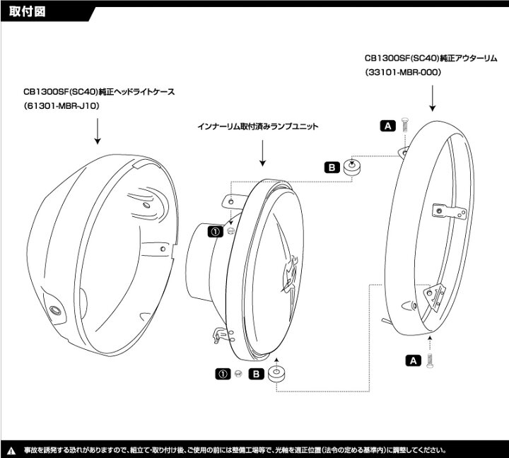 楽天市場】ホンダ CB1300SF SC40 専用セット 適合 マーシャル 889 