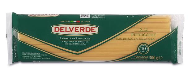 高級パスタ 【82%OFF!】 イタリア産 最高級デルヴェルデ Delverde N.13 デュラム小麦セモリナ フェットゥ チェッレ あなたにおすすめの商品 500ｇ