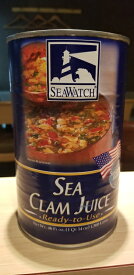 シークラムジュース　（貝の煮汁）1.36L缶　色々な料理に♪　業務用　アメリカ産　無添加