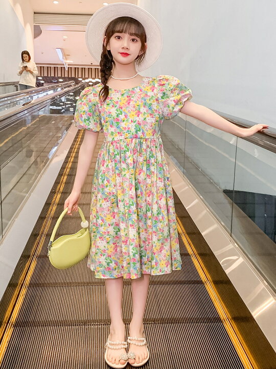 楽天市場】夏 ワンピース 子供ドレス 子供服 花柄 子ども 子供 キッズ 