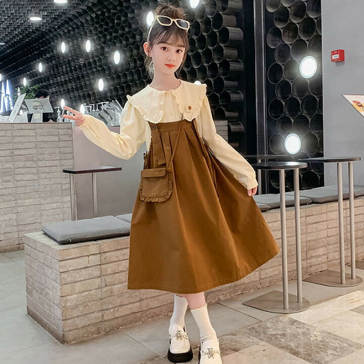 楽天市場】韓国 子供服 女の子 ワンピース シンプル プリンセス キッズ  