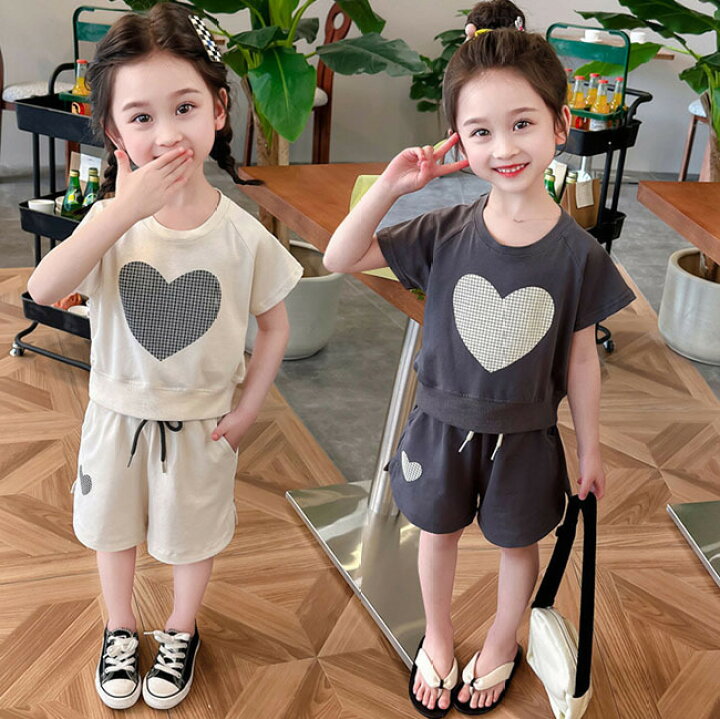 楽天市場】韓国子供服 キッズ セットアップ 女の子 上下セット 上下 