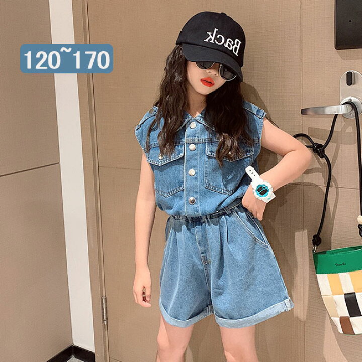 楽天市場】可愛い 子供服 ▽ ノースリーブ シャツ パンツ ショート 