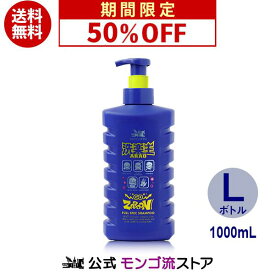 【期間限定価格★50％OFF】 モンゴ流 全身シャンプー スカルプ ＆フルスペックシャンプー 洗楽王 Lボトル1000mL ARAO 泡タイプ シャンプー メンズ スカルプシャンプー 男性 ボディソープ 無添加 保湿 低刺激 デオドラント ボディソープ 消臭 抗菌 体臭 皮脂 ニオイ 汗臭