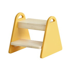踏み台 子供 キッズステップ 正規品 ステップ ステップ台 子ども こども キッズ 幼児 ふみ台 トイレ 手洗い 玄関 庭 2段 昇降 おしゃれ 木製 天然木 北欧 ナチュラル アイボリー 幼児 足置き台 洗面所 台所 お手伝い ILS-3429 ちいくのいちば いちばかぐ