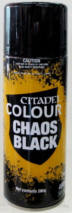 楽天市場】シタデル・カラー ケイオス・ブラックスプレー (CHAOS BLACK 