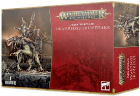 【2021年10月2日発売】【新品】オールク・ウォークラン：スワンプボス・スカムドレック（スロップクロウ騎乗） ウォーハンマー：エイジ・オヴ・シグマー (Swampboss Skumdrekk on Sloppklaw) (Orruk Warclans) (Warhammer Age of Sigmar)【あす楽対応】