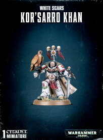 【新品】ホワイト・スカー： 狩猟長 コルッサーロ・カーン ウォーハンマー40.000 (White Scars Kor'sarro Khan) (Warhammer 40.000)【あす楽対応】