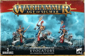 【新品】ストームキャスト・エターナル：エヴォケイター（セレスティアル・ドラコライン騎乗） ウォーハンマー：エイジ・オヴ・シグマー (Evocators) (Stormcast Eternals Evocators on Celestial Dracolines) (Warhammer Age of Sigmar)【あす楽対応】