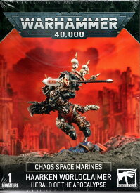 【新品】ケイオススペースマリーン： "終末の先触れ" ハールケン・ワールドクレイマー ウォーハンマー40.000 (Chaos Space Marines:Haarken Worldclaimer, Herald of the Apocalypse) (Warhammer 40.000)【あす楽対応】