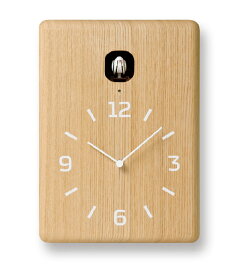無垢のタモ材の木目を生かしたナチュラルなお洒落時計 はと時計 鳩時計 壁掛け おしゃれ デザイン時計 とけい インテリア 雑貨★CUCU (LC10-16 NT/DBW) 【02P03Dec16】