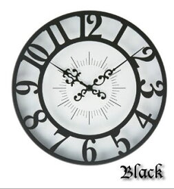 クラシカルなお洒落時計 高級感ある おしゃれ 壁掛け時計 丸時計 とけい お洒落 ブラック 黒 リビング時計 電池時計 ★Gisel CL-4960【02P03Dec16】