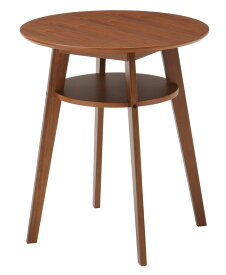 カフェテーブル 60cm 丸 サイドテーブル ナイトテーブル 木製 ウォルナット 天然木 おしゃれ 北欧 シンプル ナチュラル モダン 高級 かわいい 丸テーブル 円形 丸型 ディスプレイ 花台 フラワースタンド 玄関 ソファー 店舗 SST-910