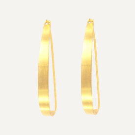 MESH ペアフープ ピアス シルバー925 18Kゴールドコート Gold Earrings ギフトBOX入り ジュエリークロス付き ハンドメイド ポルトガル直輸入 ARG0007