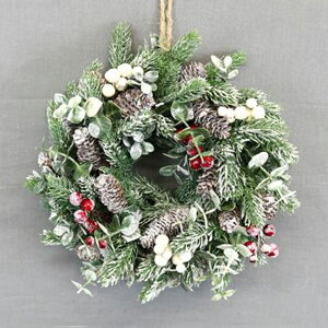 NX}X[X i`fR[V[X(O[) 25cm i` փhA  CeA Ǌ| Mtg v[g Christmas Natural Decoration Wreath (Green) DA38982