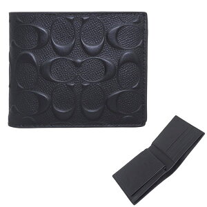 �R�[�` COACH ��܂���z �܂��� �܍��z �J�[�h�P�[�X�t�� ���K���ꖳ�� �A�E�g���b�g 3 IN 1 SIG LEATHER CR957 BLK �u���b�N