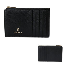 フルラ FURLA カードケース WP00310 CAMELIA M ZIPPED CARD CASE NERO O6000 ブラック